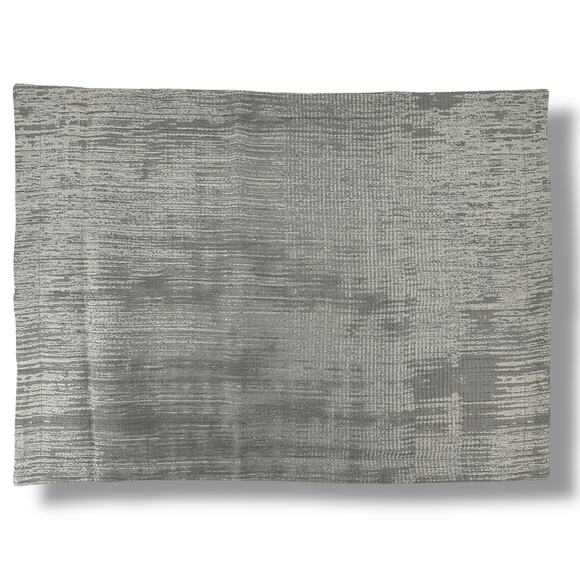Restoration Hardware Brushstroke Jacquard CottonWool Sham Standard Fog Gray - Picture 1 of 6